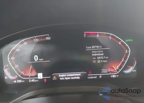 2021 BMW X3 xDrive30I from USA, damaged, VIN 5UXTY5C00M9E33061